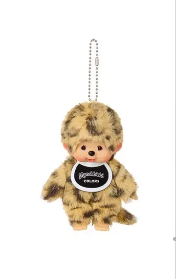 몬치치 colors 키체인 레오파드 무늬 택 포함 미사용 새상품