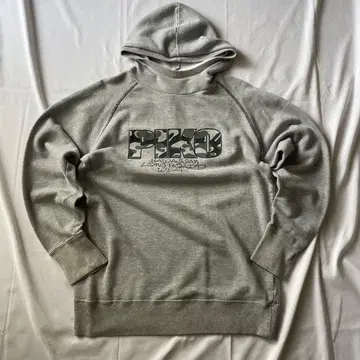 레어 00s pico 맨투맨 후드티 래글런 그레이 그런지