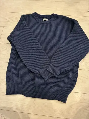 searoomlyn 니트탑 네이비