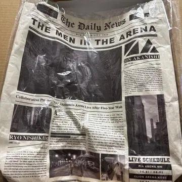 [미개봉 새상품] 아카니시 진 니시키도 료 N/A 라이브 토트백