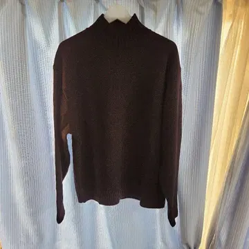 UNIQLOC:C 로우 게이지 하이넥 스웨터 블랙 L