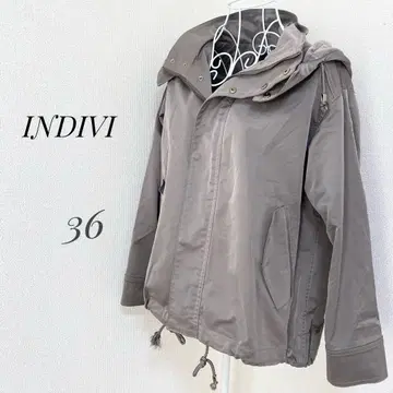 [INDIVI] 봄까지 사용할 수 있는 숏코트 마운틴 파카 ap1570