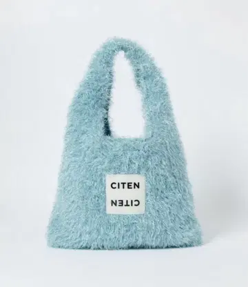 [ 새상품 미사용 ] CITEN 키라키라 트라이앵글 토트 라이트 블루