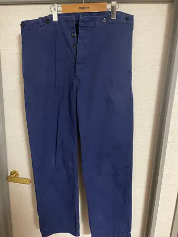 독일군 워크 팬츠 헤링본 트윌 유로 구제 의류 프렌치 워크