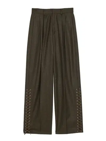 elchele 엘르 LACE UP BARREL PANTS