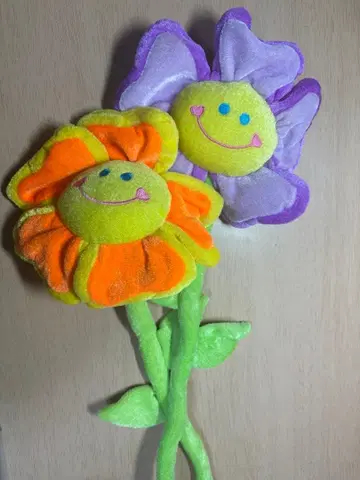 토이저러스 꽃 봉제 인형 2개 세트 니코니코 플라워 귀여운 인테리어