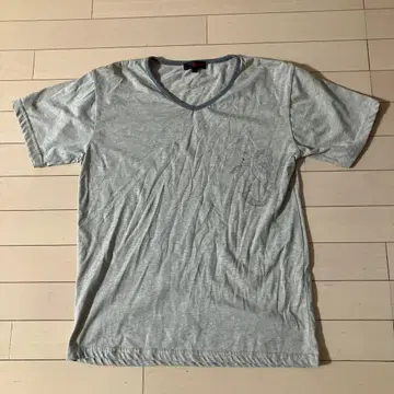 12.9 CONTEMPO 템포 네이비 셔츠 반팔 그레이지 L