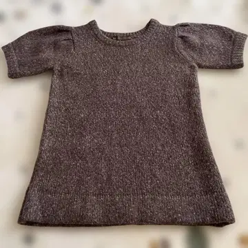 새상품급 miniyu 미니 반팔 니트 스웨터