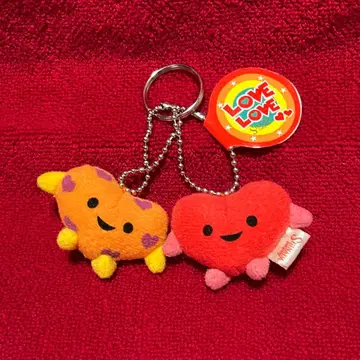 SHINADA LOVE LOVE 하트 마스코트 레트로 레어