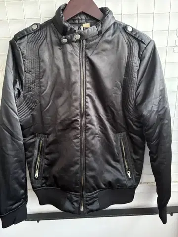 BASQUIAT 싱글 라이더 자켓 블랙 사이즈 2