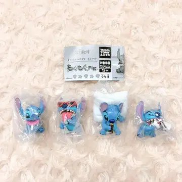 디즈니 캐릭터 스티치 모구모구 Fig. 전 4종 풀컴프
