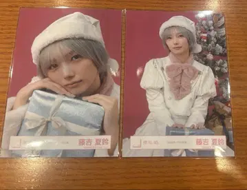 후지요시 카린 2025년 산타 의상 2장 세트 사쿠라자카46