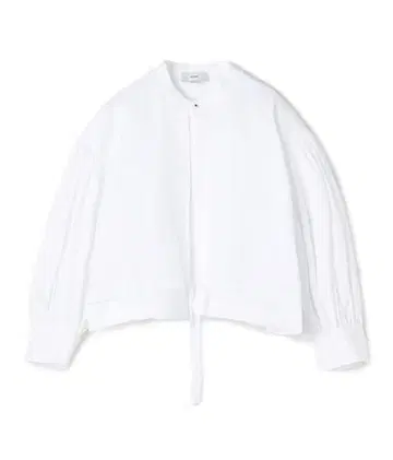 HYKE 코튼 벌룬 슬리브 블라우스 화이트 사이즈 1