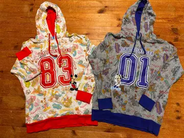 디즈니랜드 구매 후드티 2세트