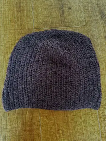 알파카 니트 모자