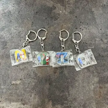 GIGO 한정판 혜택 퍼펫 스 아크릴 키링 4종