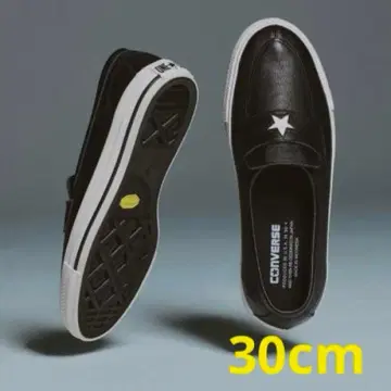 [ 미사용 새상품 ] CONVERSE 에딕트 와스타 로퍼 블랙 가죽