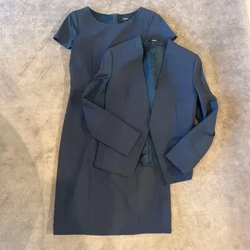 띠어리 네이비 자켓 드레스 세트 사이즈 2