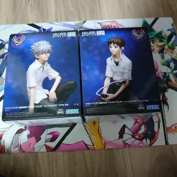 에반게리온 신극장판 신지와 카오루 피규어 2체 세트