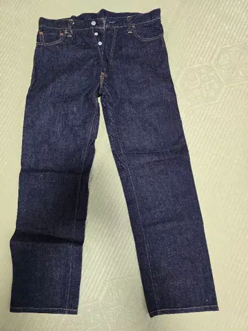 에비수 청바지 다크 블루