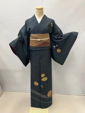 8040 츠무기 호몬기 (순수 실크) [아오야기] 근제 시츠케츠키