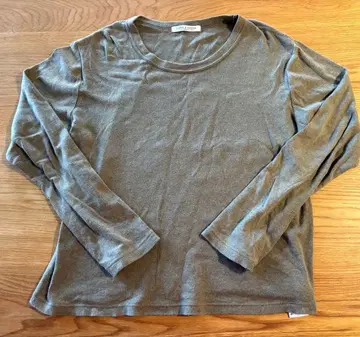 어반 리서치 카키 긴팔 T셔츠 오가닉 코튼