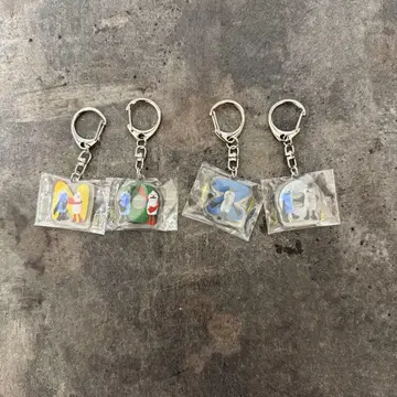 GIGO 한정판 혜택 퍼펫 스 아크릴 키링 4종