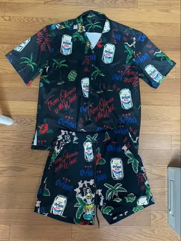 Orion 알로하 셔츠 숏팬츠 세트 M 사이즈