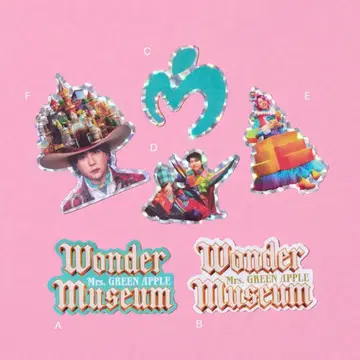 Mrs. GREEN APPLE Wonder Museum 스티커 세트