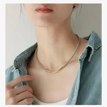 리에리 루프 목걸이 초커 타입 여성 여성용 어깨 결림