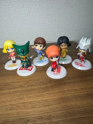 애니메이션 캐릭터 피규어 6체 세트 드래곤볼 건담 은혼