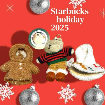 스타벅스 홀리데이 2025 베어리스타 Mini 세트 (상자 없음)