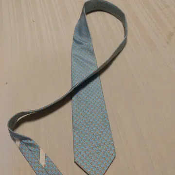 Salvatore Ferragamo 넥타이 파란색 바탕 말발굽