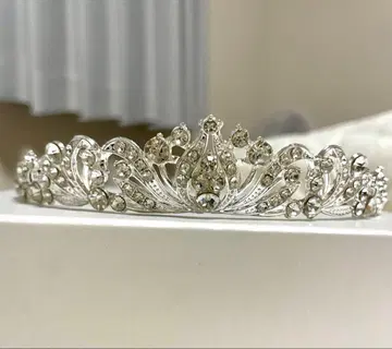 실버 크리스탈 티아라