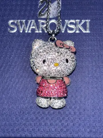 스와로브스키 목걸이 헬로키티 Hello Kitty 정품