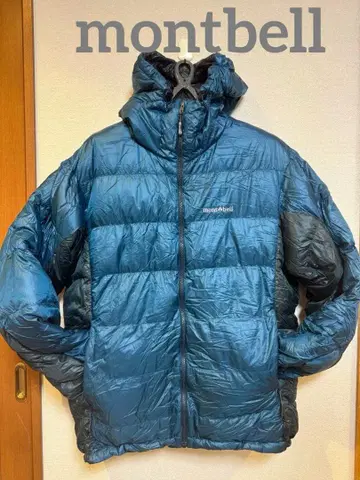 새상품급 단종 레어 컬러 몽벨 남성용 알파인 다운 파카 XL 사이즈
