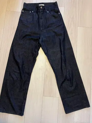 CINOH 하이웨스트 와이드 데님 25