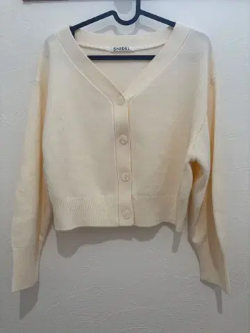 snidel 숏 니트 가디건