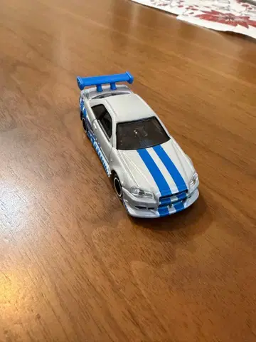 실버/파랑 스포츠카풍 미니카