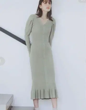 Snidel 긴팔 니트 원피스