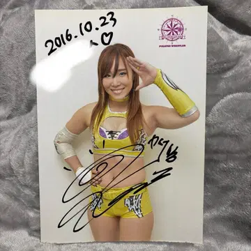 stardom 타카라시로 카이리 사인 포함 포트레이트 (이름 기입됨!!)