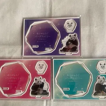 어드벤처 월드 팬더 아크릴 스탠드 코스터 후우힌 에이메이 유이힌