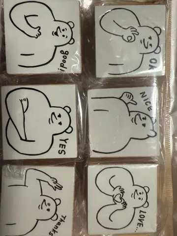 KATAHABA 곰 릴렉스 스탬프 컬렉션 가챠 캡슐 토이 컴플리트