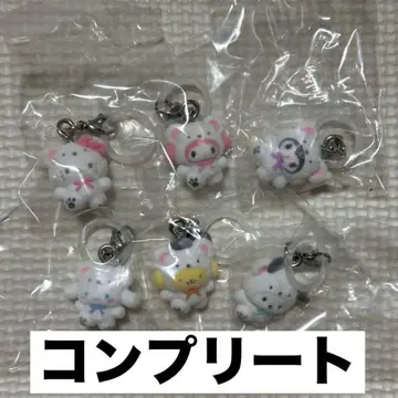 산리오 포근포근 스노우 마커 액세서리 가챠가챠