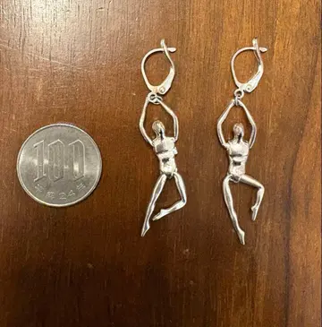 실버925 교수형 귀걸이 참으로도