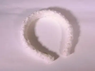 Alexandre 화이트 퍼풍 머리띠