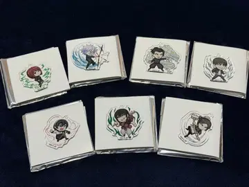 주술회전 아크릴 키링 도트 그림 회옥옥절 7세트