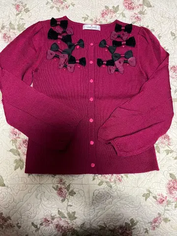 GALLERY VISCONTI 마젠타 가디건