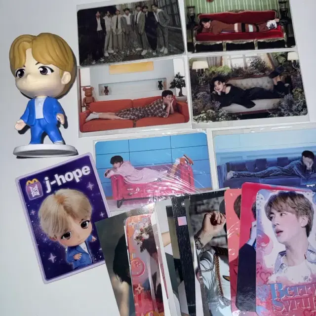 방탄 해피밀+포카+비공굿 일괄 급처