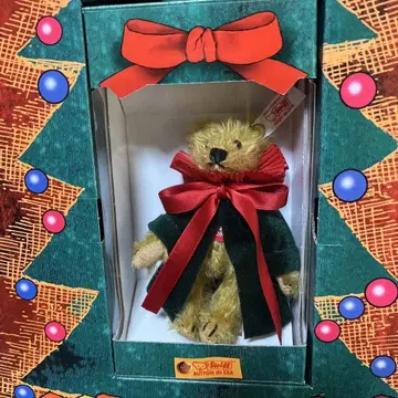 슈타이프 크리스마스 오너먼트 테디베어 2001